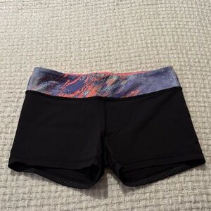 Ivivva Girls Black Shorts w/ Multicolor Waistband Sz12 No Longer Sold in Stores